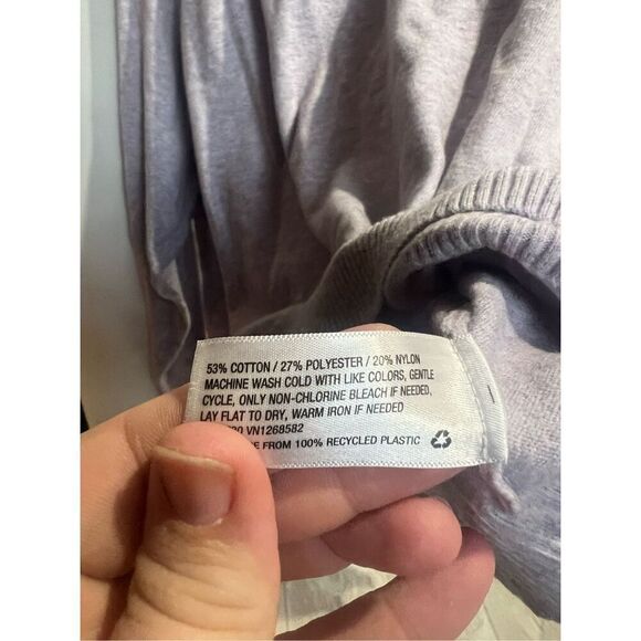 A New Day Purple Crewneck Long Sleeve Top Woman’s Size XXL - Picture 5 of 7